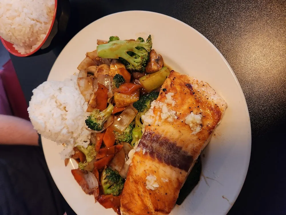 Hibachi Salmon