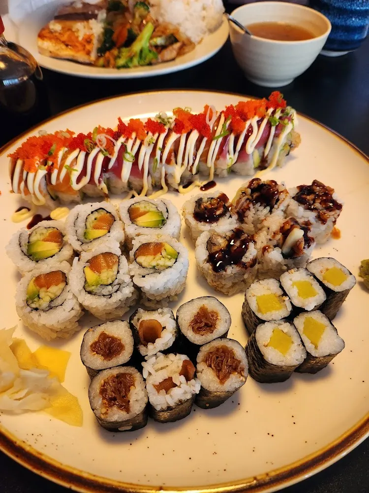 Mermaid Roll Alaska Roll Eel Roll Kanpyo Oshiko